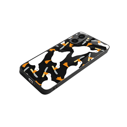 Quack Attack stylish phone case for oneplus nord ce5 5g | glossy glass and slim fit