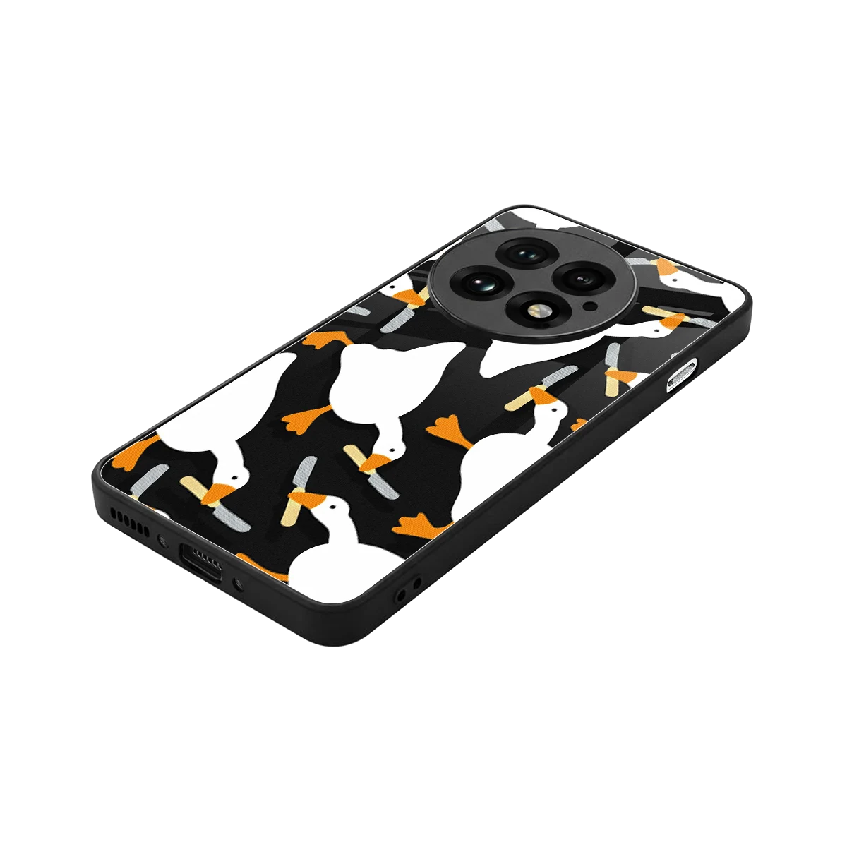 Quack Attack stylish phone case for oneplus 13 | glossy glass and slim fit