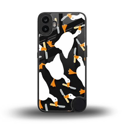 Quack Attack back phone cover | glass case for cmf nothing phone 1