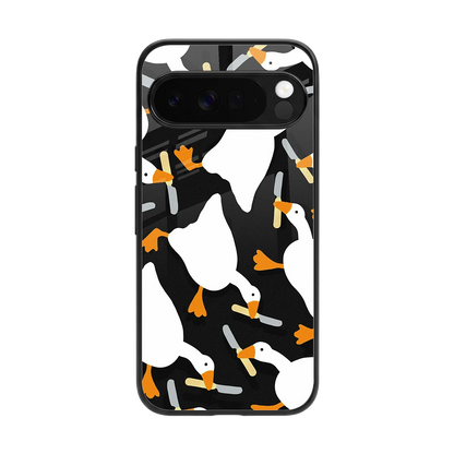 Quack Attack back phone cover | glass case for google pixel 10 pro xl