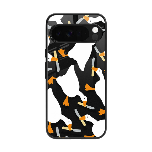 Quack Attack back phone cover | glass case for google pixel 10 pro xl