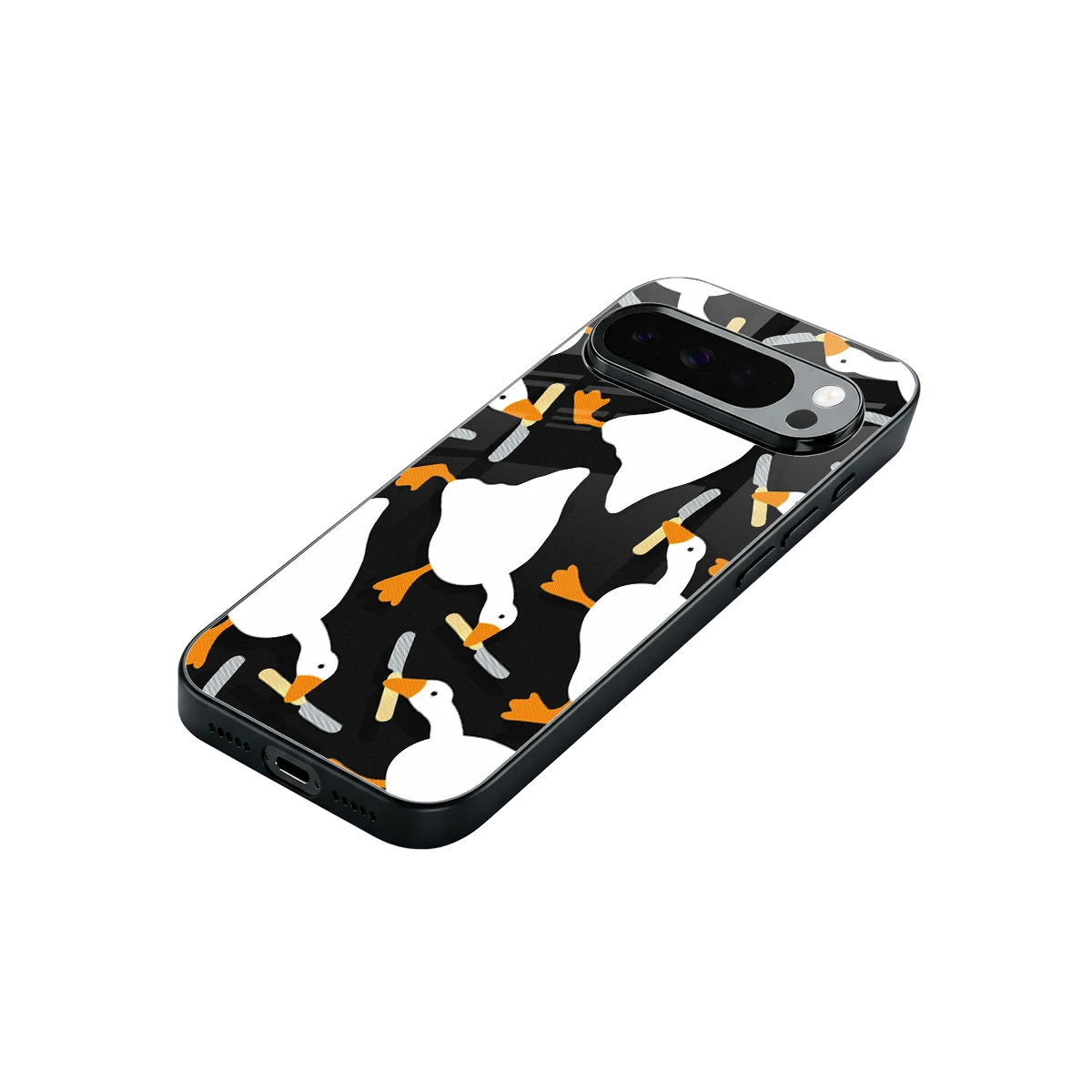 Quack Attack stylish phone case for google pixel 10 pro xl | glossy glass and slim fit