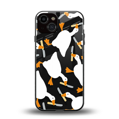 Quack Attack back phone cover | glass case for iphone 13