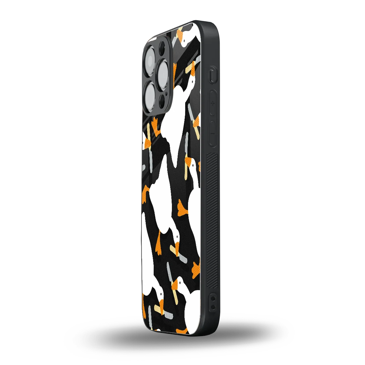 Quack Attack iphone 16 pro max mobile cover | shockproof glass phone case