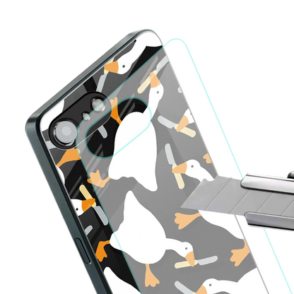 Quack Attack stylish phone case for iphone 17e | glossy glass and slim fit