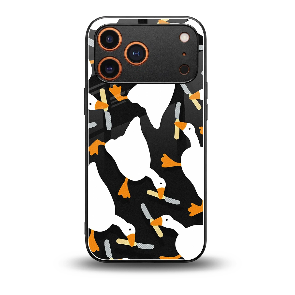 Quack Attack back phone cover | glass case for iphone 17 pro max