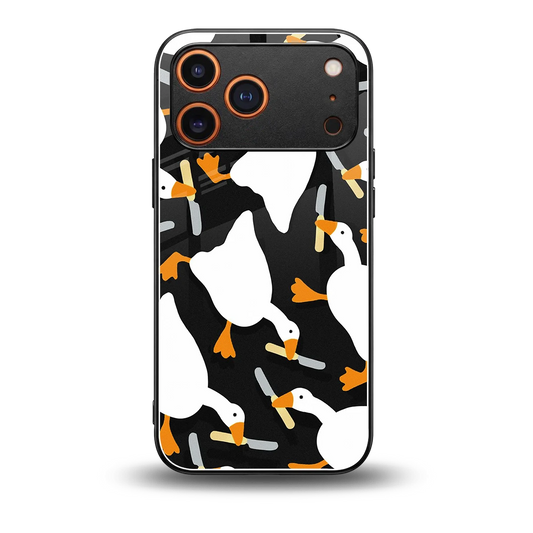 Quack Attack back phone cover | glass case for iphone 17 pro max