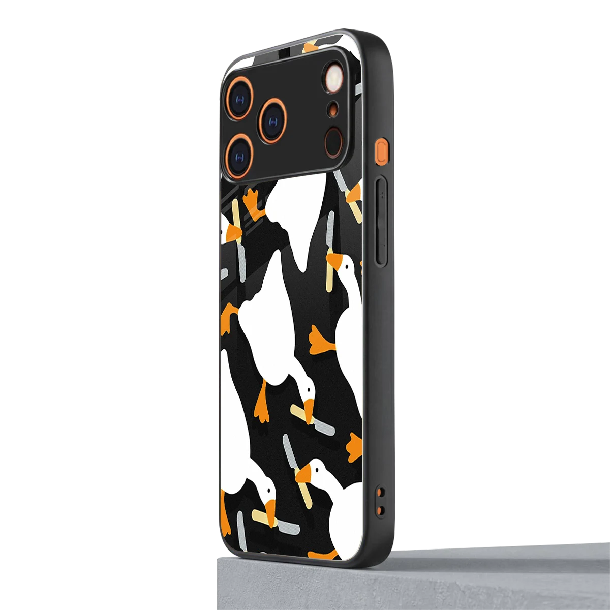 Quack Attack iphone 17 pro mobile cover | shockproof glass phone case
