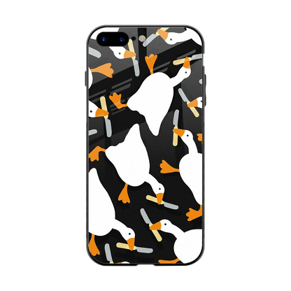 Quack Attack back phone cover | glass case for iphone 7 plus