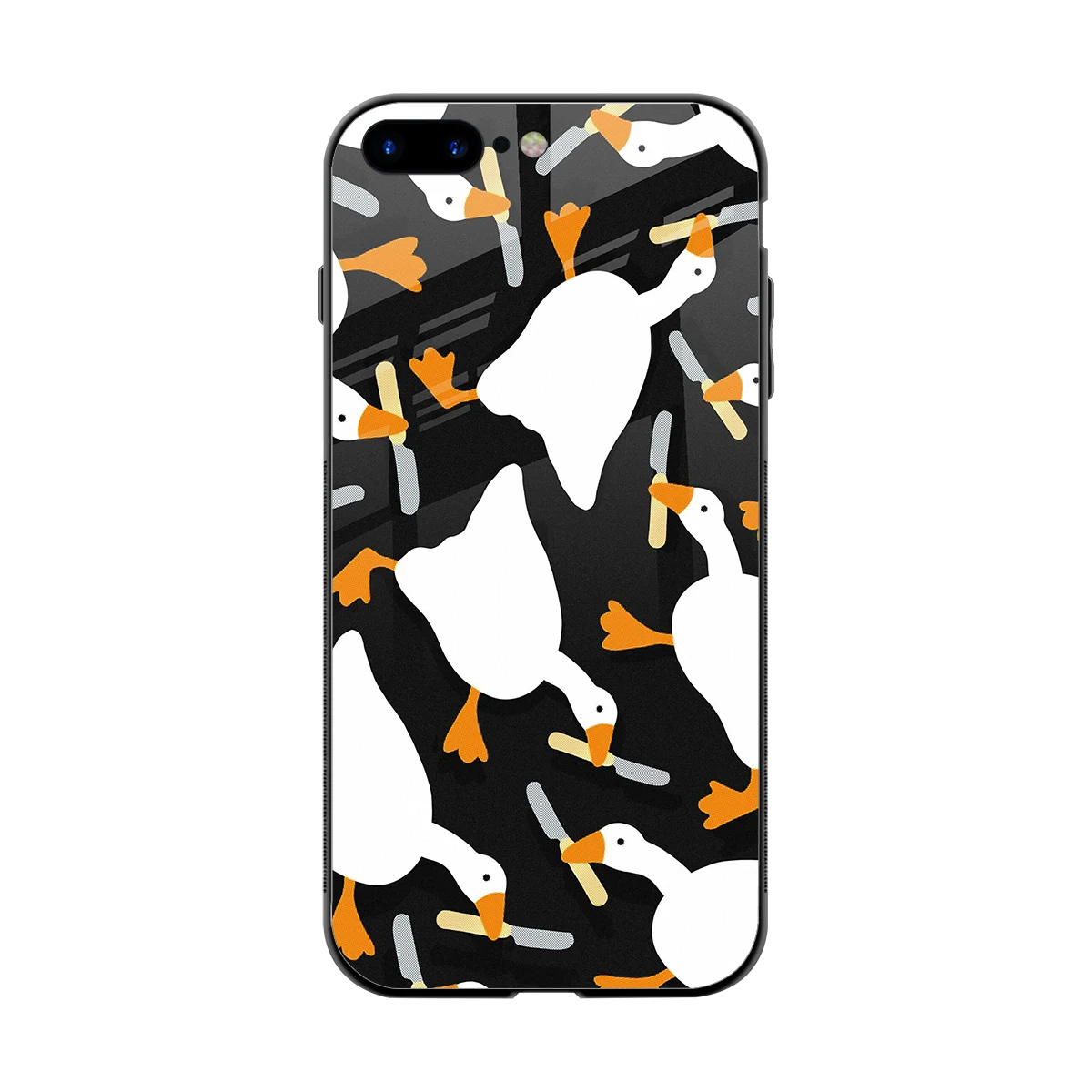 Quack Attack back phone cover | glass case for iphone 8 plus