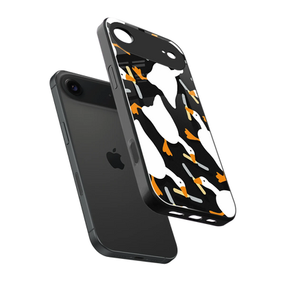 Quack Attack sleek iphone air cover with tempered glass back and TPU edges