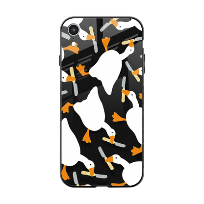 Quack Attack back phone cover | glass case for iphone xr