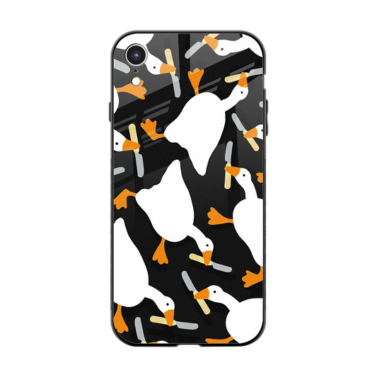 Quack Attack back phone cover | glass case for iphone xr