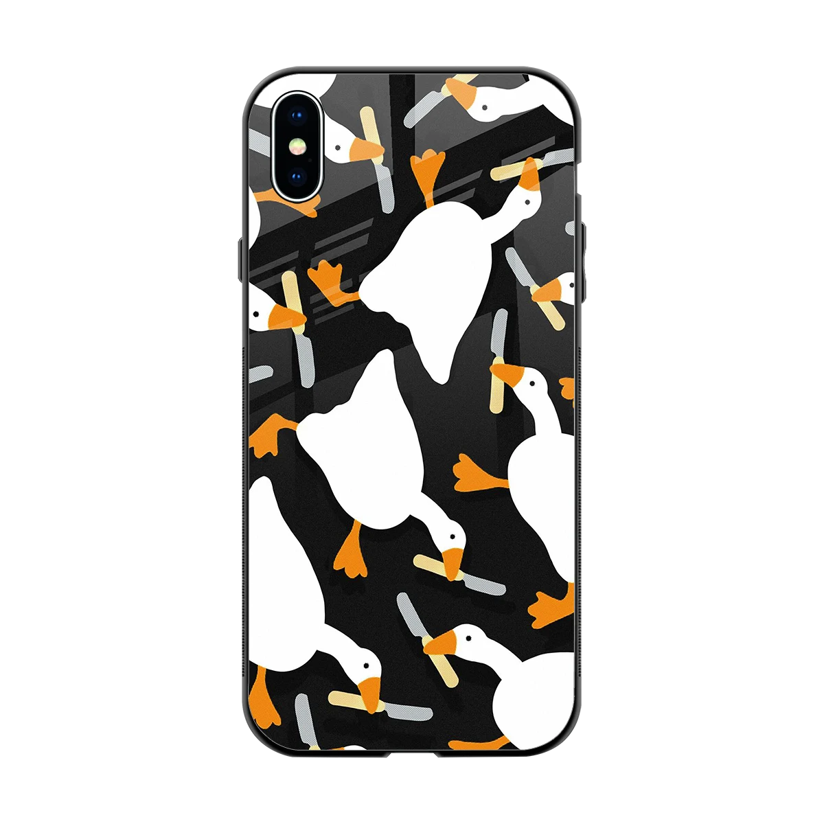 Quack Attack back phone cover | glass case for iphone xs max