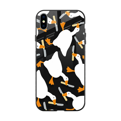 Quack Attack back phone cover | glass case for iphone xs max