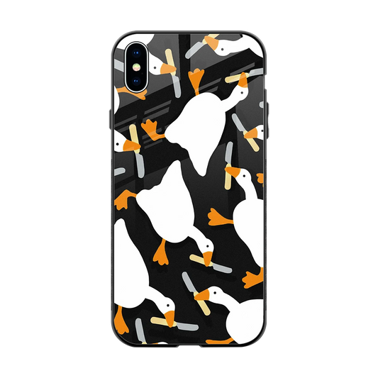 Quack Attack back phone cover | glass case for iphone xs max
