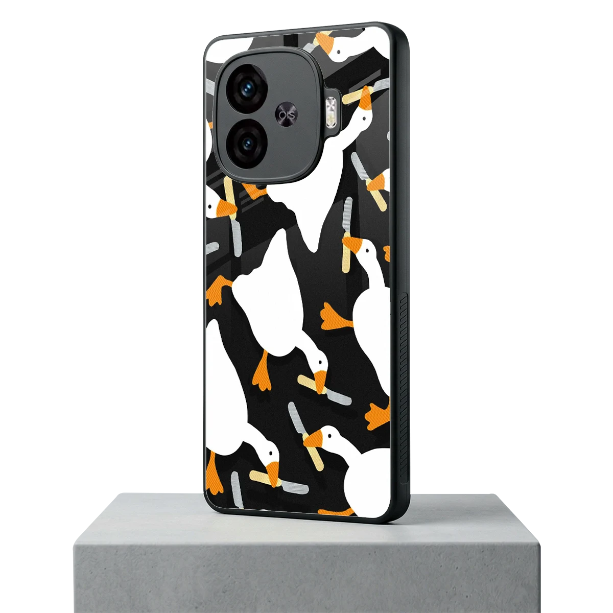 Quack Attack iqoo neo 10r 5g mobile cover | shockproof glass phone case