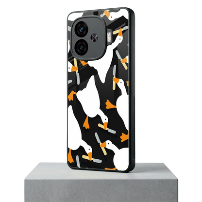 Quack Attack iqoo neo 10r 5g mobile cover | shockproof glass phone case