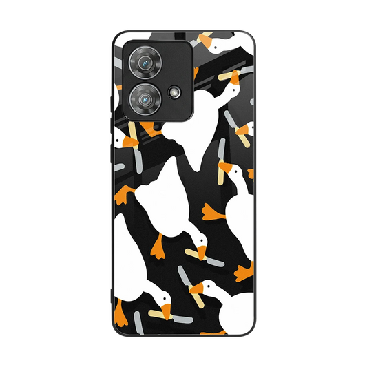 Quack Attack back phone cover | glass case for motorola edge 40 neo 5g