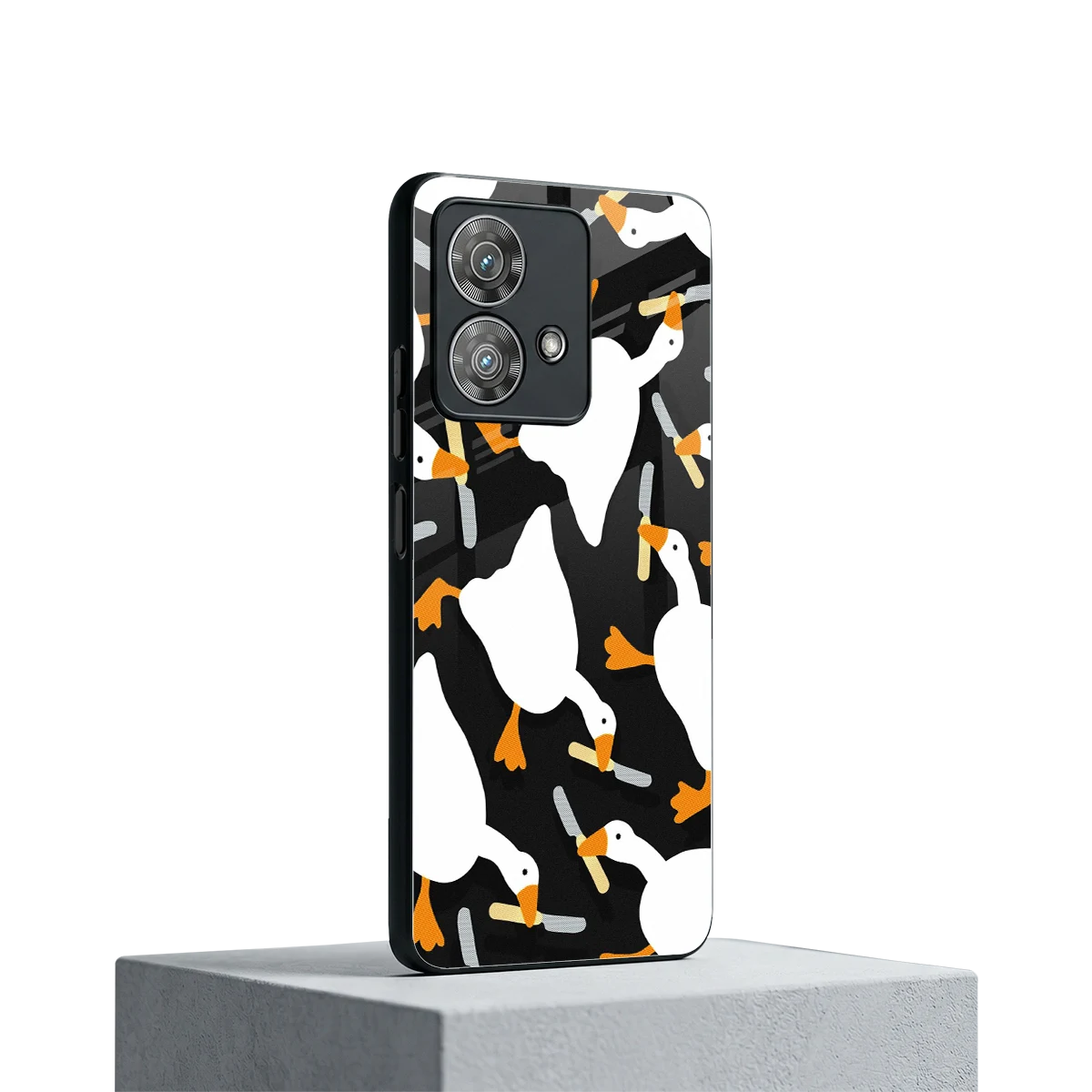 Quack Attack motorola edge 40 neo 5g mobile cover | shockproof glass phone case