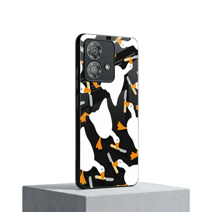Quack Attack motorola edge 40 neo 5g mobile cover | shockproof glass phone case