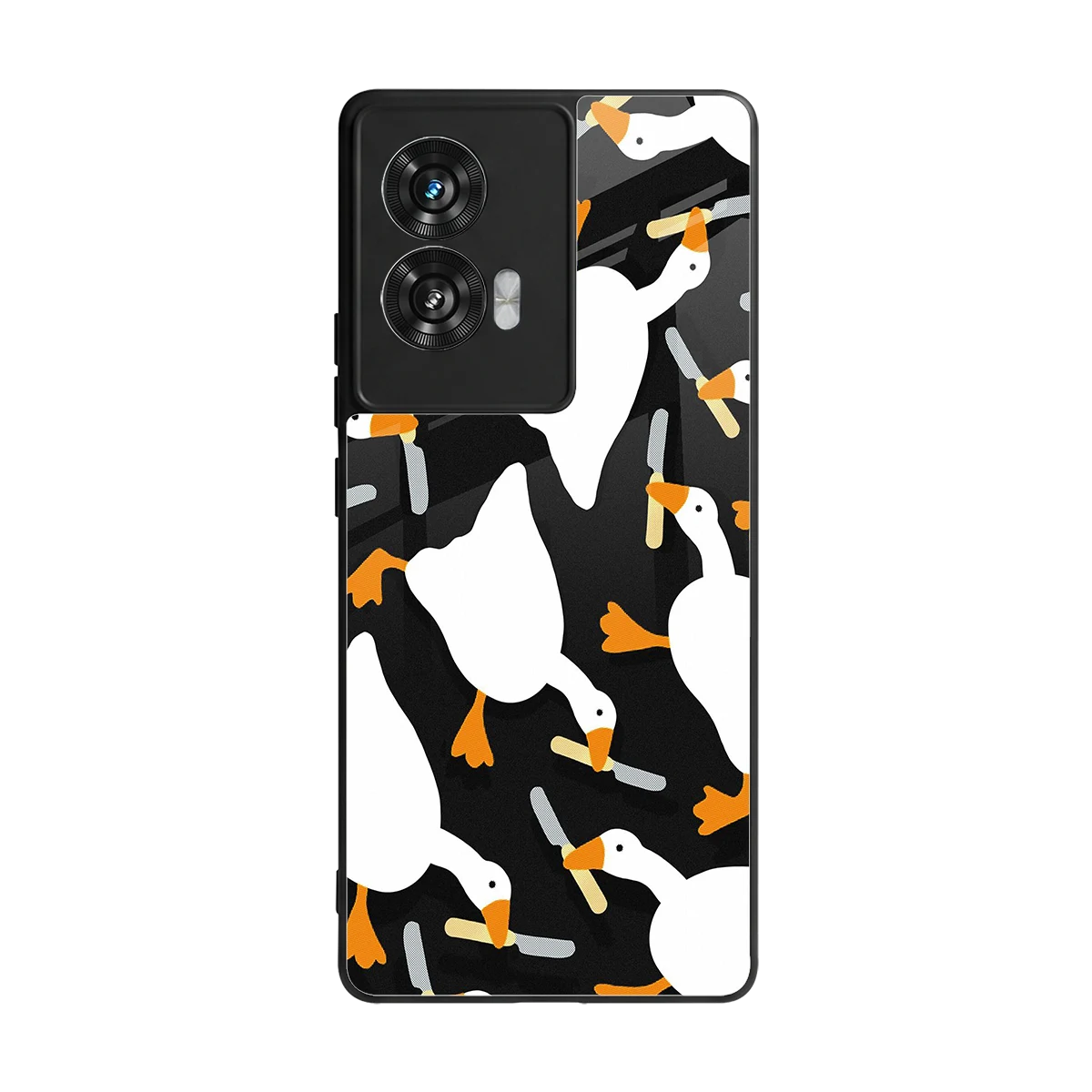 Quack Attack back phone cover | glass case for motorola edge 50 fusion