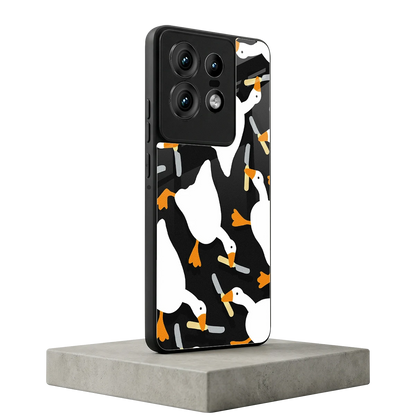 Quack Attack motorola edge 50 pro mobile cover | shockproof glass phone case