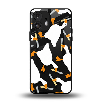 Quack Attack back phone cover | glass case for nothing phone 2