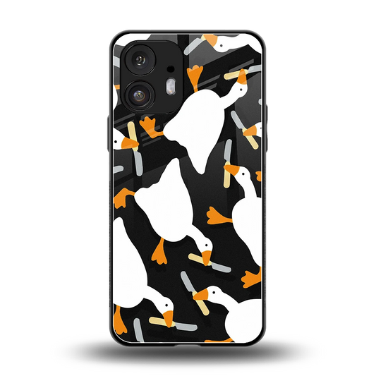 Quack Attack back phone cover | glass case for nothing phone 2