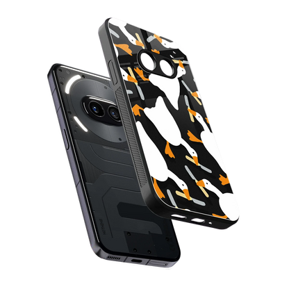 Quack Attack sleek nothing phone 2a plus cover with tempered glass back and TPU edges