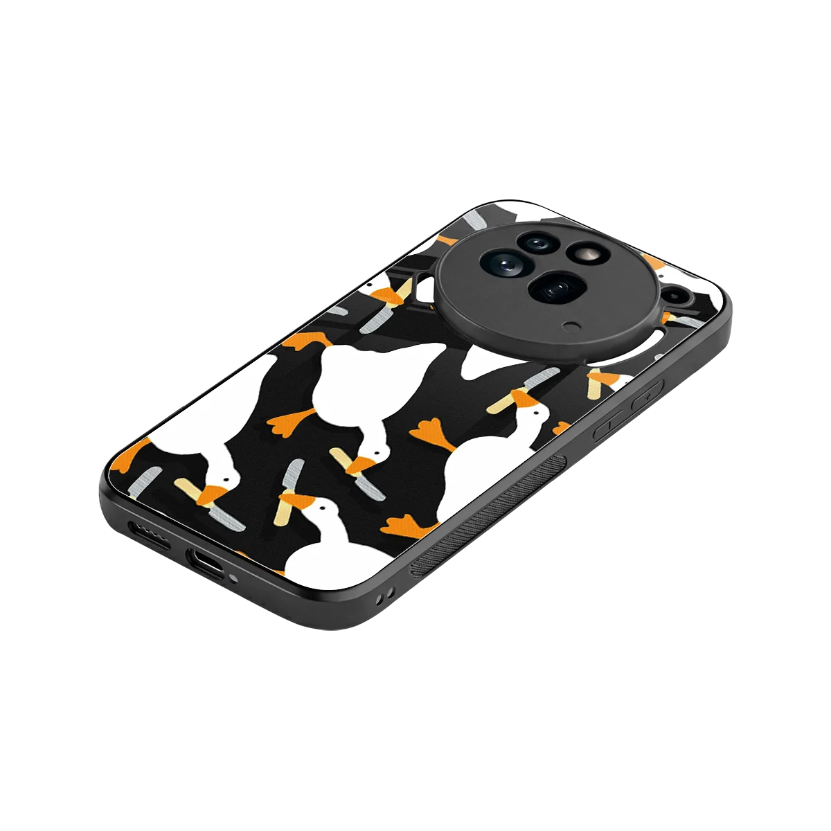 Quack Attack stylish phone case for nothing phone 3a pro | glossy glass and slim fit