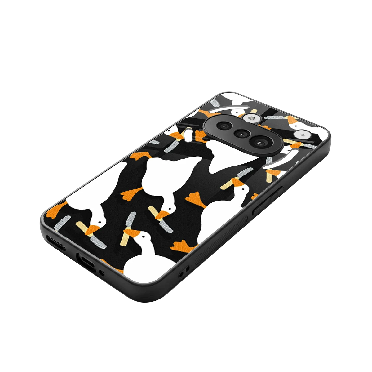 Quack Attack stylish phone case for nothing phone 3a | glossy glass and slim fit