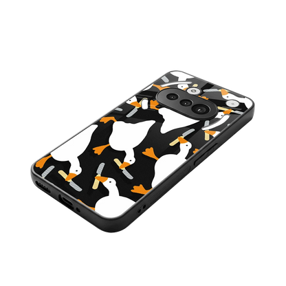 Quack Attack stylish phone case for nothing phone 3a | glossy glass and slim fit
