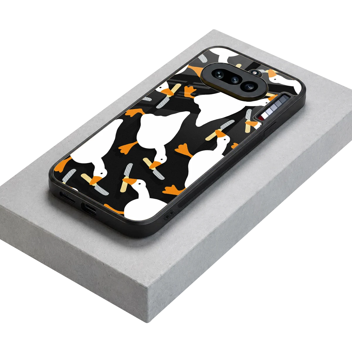 Quack Attack stylish phone case for nothing phone 4a | glossy glass and slim fit