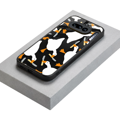 Quack Attack stylish phone case for nothing phone 4a | glossy glass and slim fit