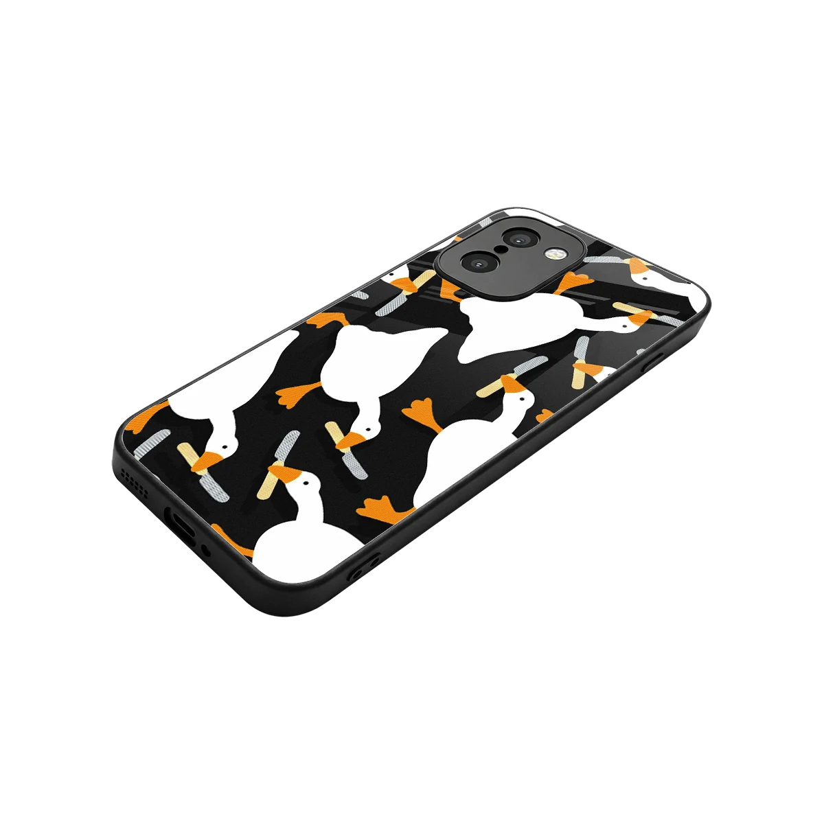 Quack Attack stylish phone case for oneplus 15r | glossy glass and slim fit