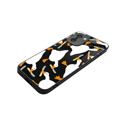 Quack Attack stylish phone case for oneplus 15r | glossy glass and slim fit