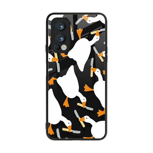 Quack Attack back phone cover | glass case for oneplus nord 2