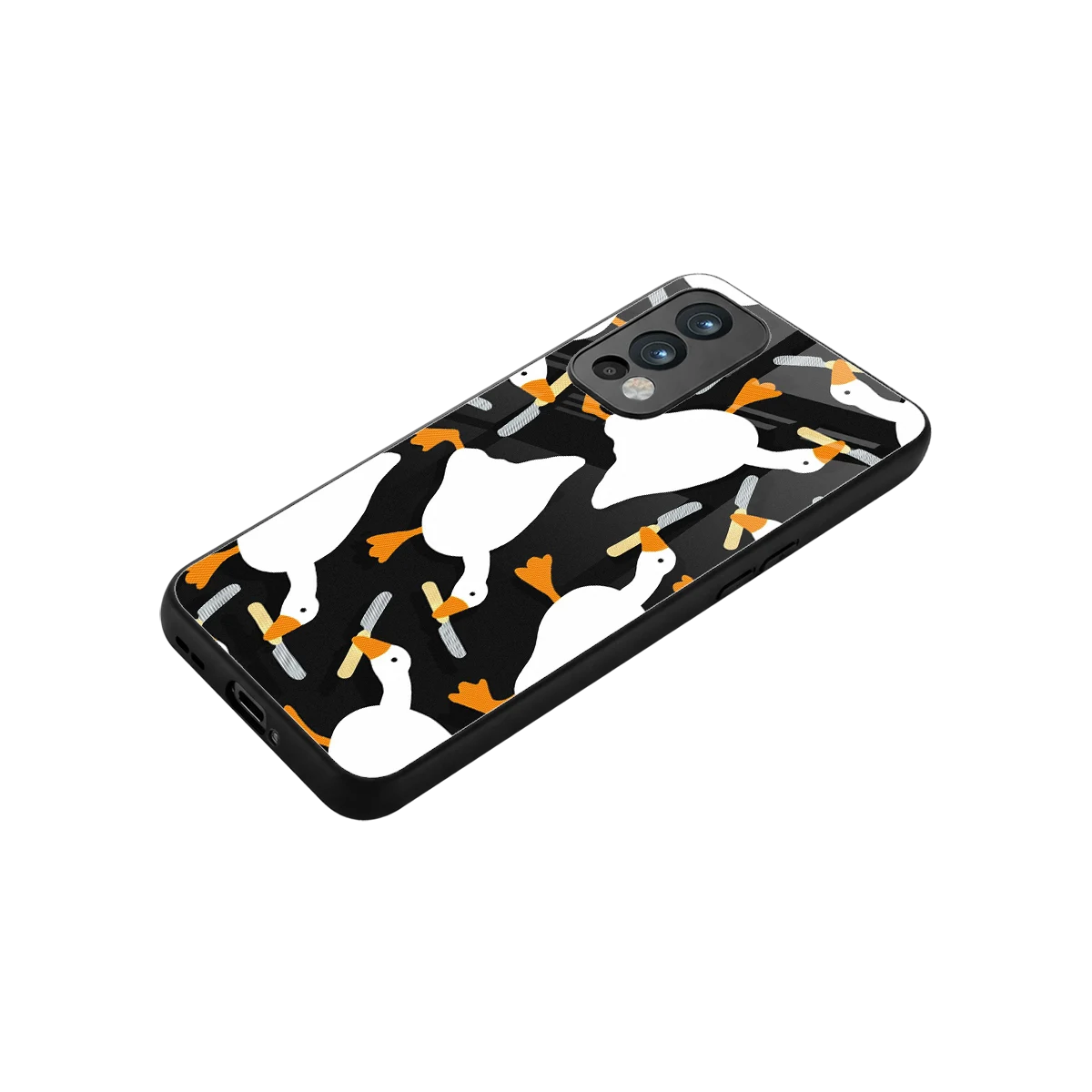 Quack Attack stylish phone case for oneplus nord 2 | glossy glass and slim fit