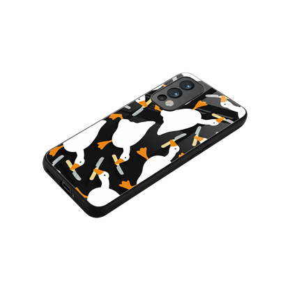 Quack Attack stylish phone case for oneplus nord 2 | glossy glass and slim fit