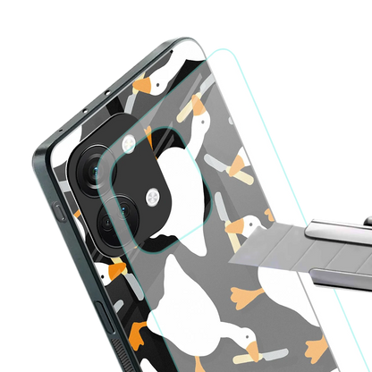 Quack Attack stylish phone case for oneplus nord 3 | glossy glass and slim fit