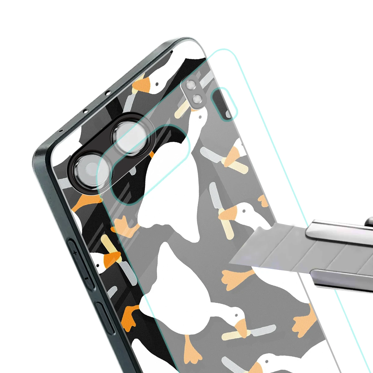 Quack Attack stylish phone case for oneplus nord 4 | glossy glass and slim fit