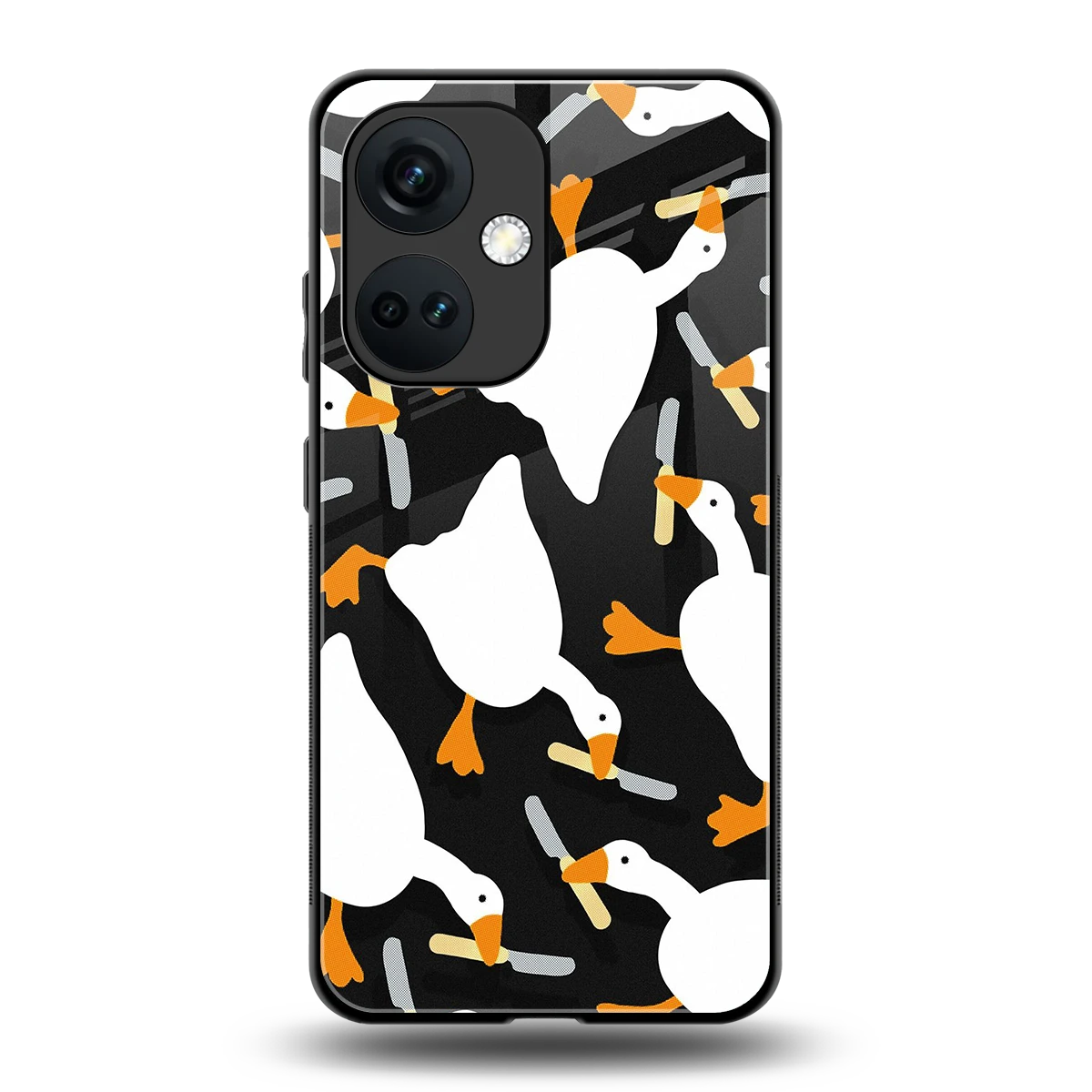 Quack Attack back phone cover | glass case for oneplus nord ce 3