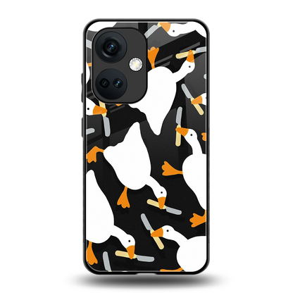 Quack Attack back phone cover | glass case for oneplus nord ce 3