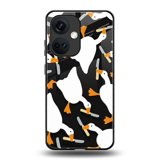 Quack Attack back phone cover | glass case for oneplus nord ce 3