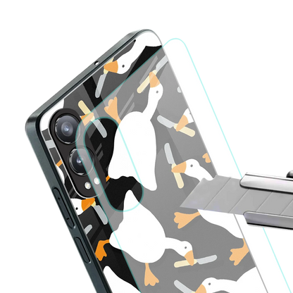 Quack Attack stylish phone case for oneplus nord ce 4 lite | glossy glass and slim fit