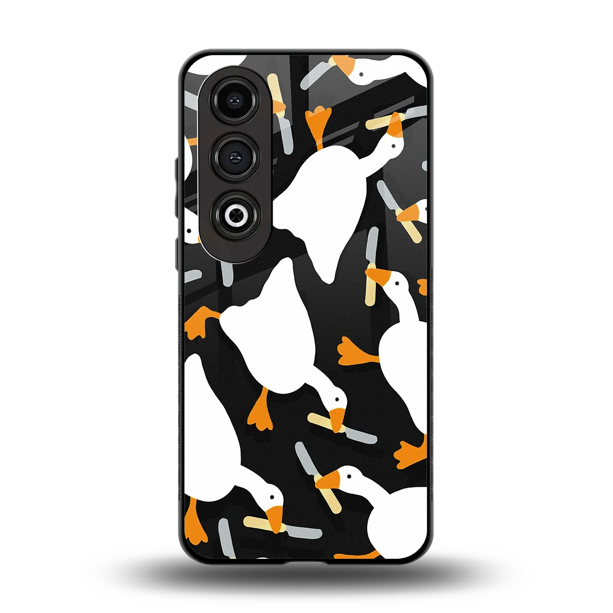 Quack Attack back phone cover | glass case for oneplus nord ce 4