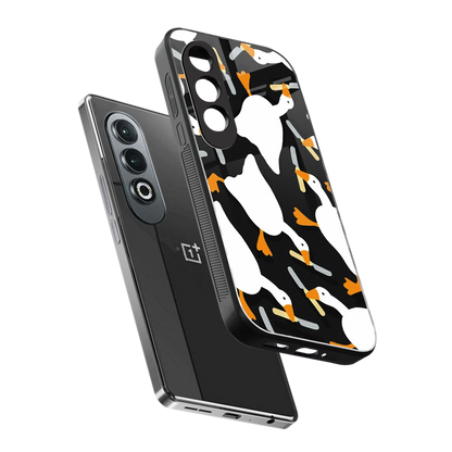 Quack Attack sleek oneplus nord ce 4 cover with tempered glass back and TPU edges