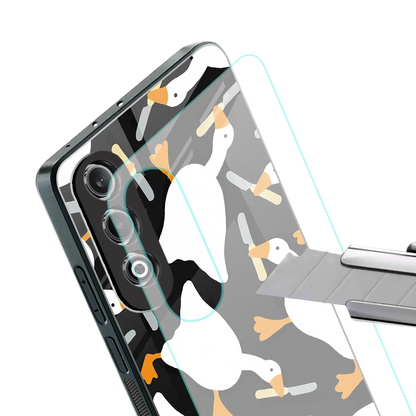 Quack Attack stylish phone case for oneplus nord ce 4 | glossy glass and slim fit