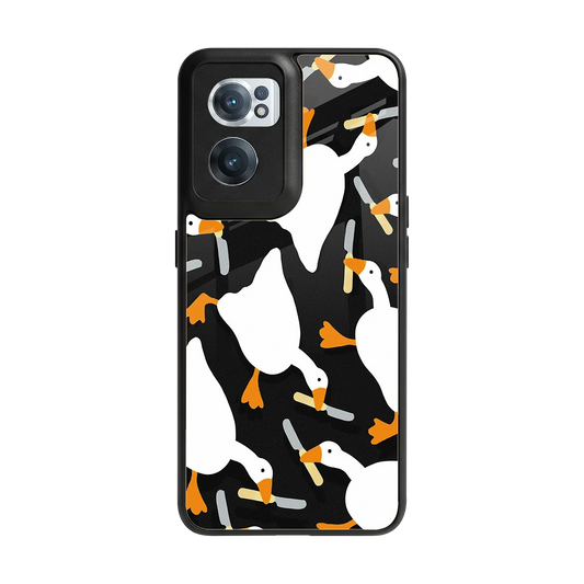 Quack Attack back phone cover | glass case for oneplus nord ce 2